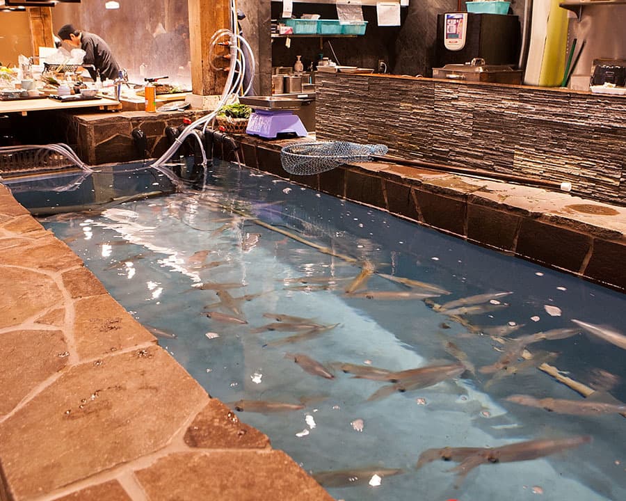 河太郎 博多駅店 店内